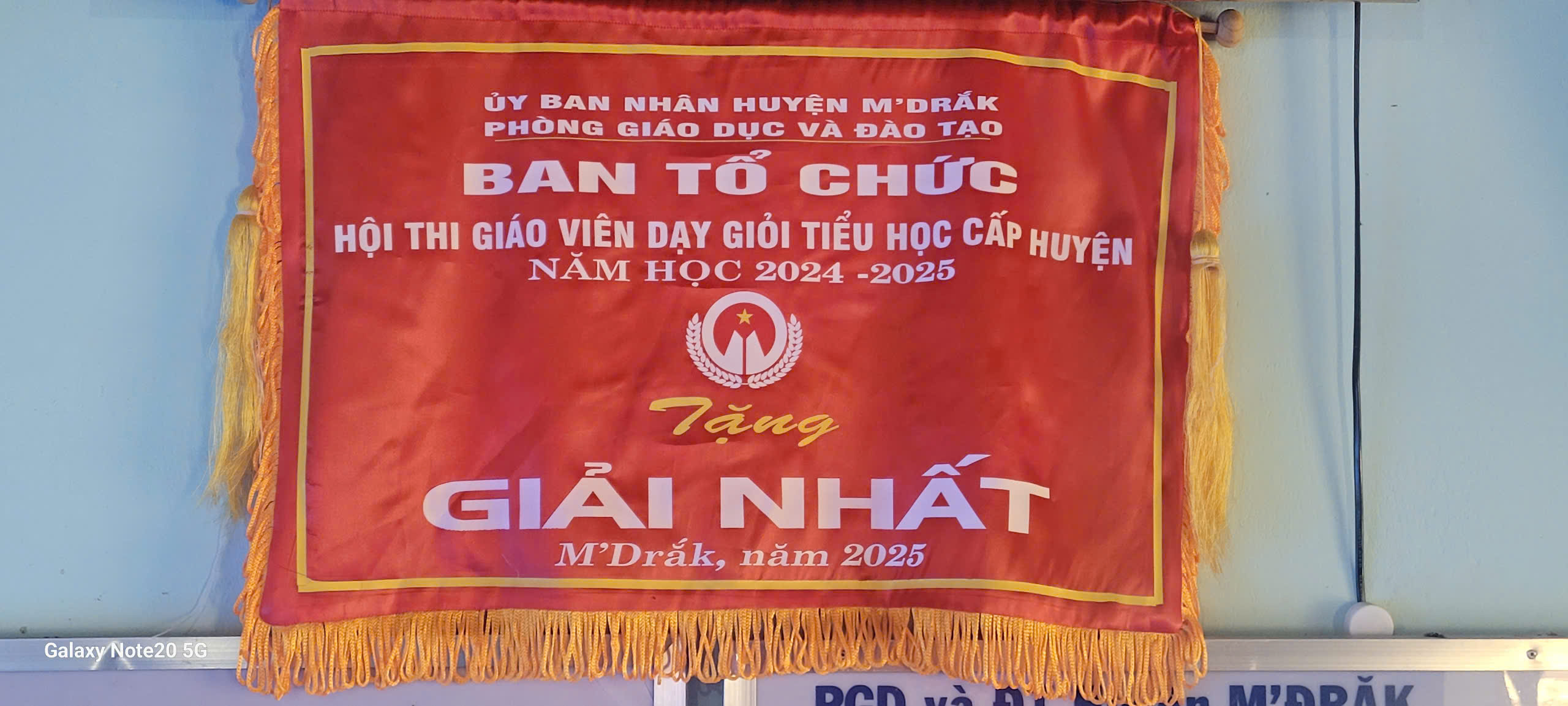 Nhà trường vinh dự đoạt giải nhất toàn đoàn hội thi giáo viên giỏi năm học 2024-2025.